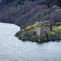 Buy canvas prints of Urquhart Castle Loch Ness by Apollo Aerial Photography