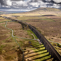 Buy canvas prints of Ribblehead Viaduct by Apollo Aerial Photography