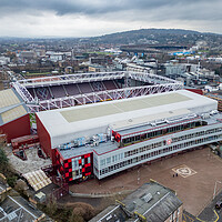 Buy canvas prints of Tynecastle Stadium by Apollo Aerial Photography