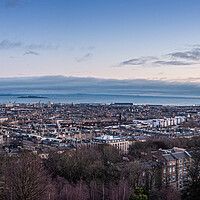 Buy canvas prints of Leith from Calton Hill by Apollo Aerial Photography