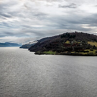 Buy canvas prints of Urquhart Castle on Loch Ness by Apollo Aerial Photography