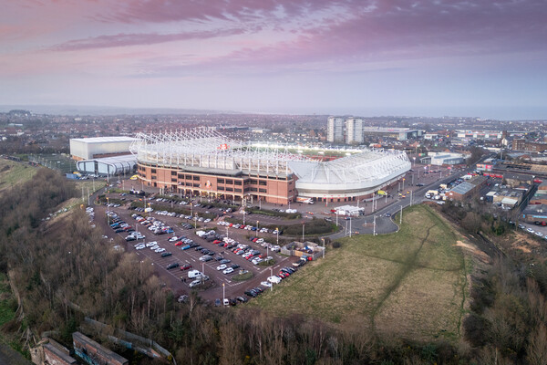 Sunderland Football Club Picture Board by Apollo Aerial Photography