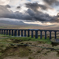 Buy canvas prints of  Ribblehead Viaduct Yorkshire Dales by Apollo Aerial Photography