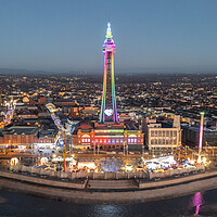 Buy canvas prints of Blackpool Lights by Apollo Aerial Photography