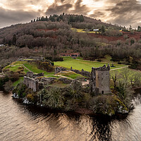 Buy canvas prints of Urquhart Castle Loch Ness by Apollo Aerial Photography
