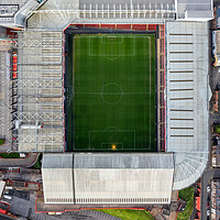Buy canvas prints of Bramall Lane Top Down View by Apollo Aerial Photography