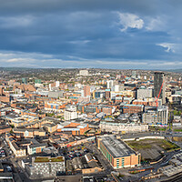 Buy canvas prints of Sheffield Panorama by Apollo Aerial Photography