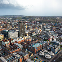 Buy canvas prints of Sheffield Cityscape by Apollo Aerial Photography