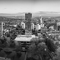Buy canvas prints of Sheffield CItyscape by Apollo Aerial Photography