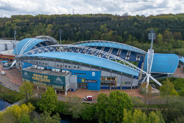 John Smiths Stadium Huddersfield Picture Board by Apollo Aerial Photography