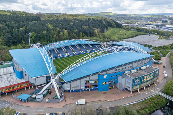 John Smiths Stadium Picture Board by Apollo Aerial Photography