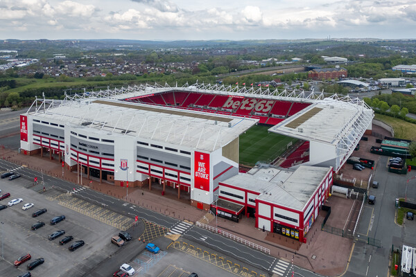 Bet365 Stadium Aerial View Picture Board by Apollo Aerial Photography