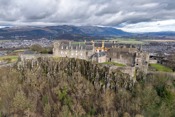 Stirling Castle Picture Board by Apollo Aerial Photography