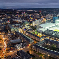 Newcastle United tyscape Night