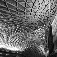Kings Cross Station Monochrome Architecture