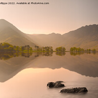 Buy canvas prints of Calm Reflections Over Buttermere by John-paul Phillippe