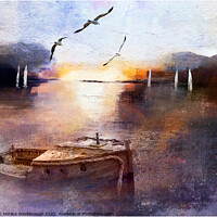 Buy canvas prints of Still afloat  by Horace Goodenough