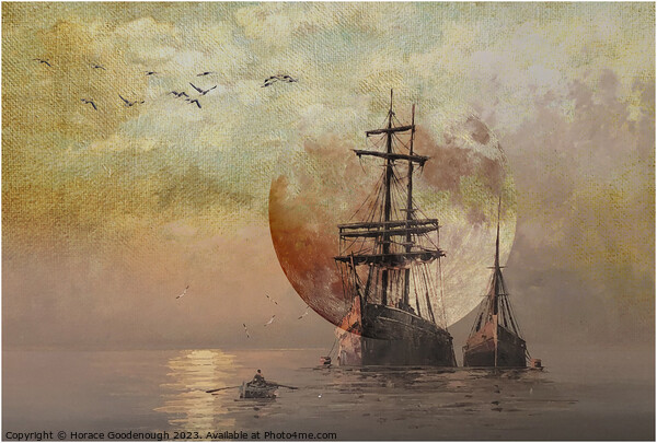 Sailing into the Sun Picture Board by Horace Goodenough