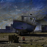 Buy canvas prints of Dungeness Beach by Horace Goodenough