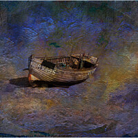 Buy canvas prints of The lonely boat by Horace Goodenough
