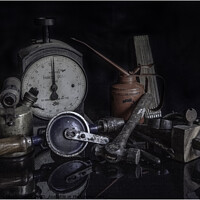 Buy canvas prints of Old tools by Horace Goodenough