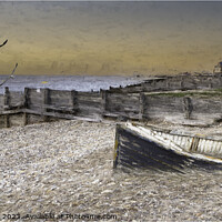 Buy canvas prints of Whitstable beach by Horace Goodenough