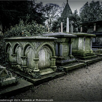 Buy canvas prints of Highgate Cemetery by Horace Goodenough