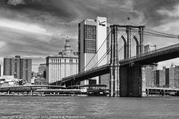 Brooklyn Bridge Picture Board by Ian Scrimgeour