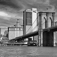 Buy canvas prints of Brooklyn Bridge by Ian Scrimgeour