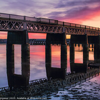 Buy canvas prints of Tay Rail Bridge  by Ian Scrimgeour