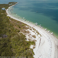 Buy canvas prints of Cayo Costa Island Beach, Florida Close to Pine Isl by Samuel Foster