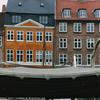 Buy canvas prints of Copenhagen harbor Nyhavn colourful houses by Samuel Foster