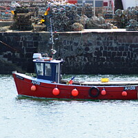 Buy canvas prints of Fishing boat Arbroath by Fernleafphotography 