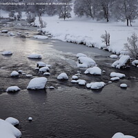 Buy canvas prints of Frozen river by Fernleafphotography 