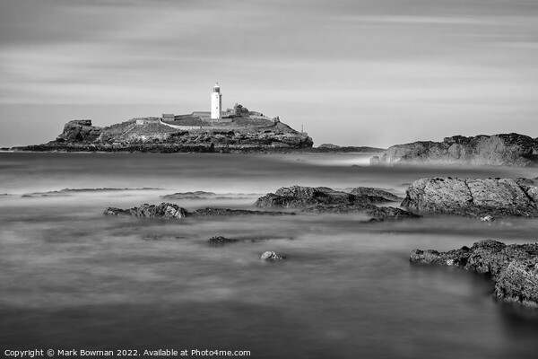 Godrevy Lighthouse Picture Board by Mark Bowman