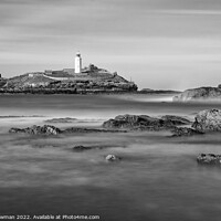 Buy canvas prints of Godrevy Lighthouse by Mark Bowman