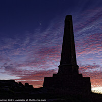 Buy canvas prints of Monument Silhouette by Mark Bowman