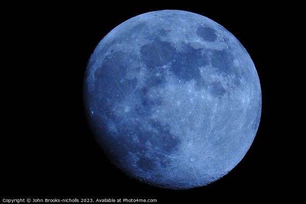 Blue moon Picture Board by John Brooks-nicholls