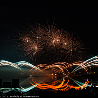 Buy canvas prints of Fireworks by Vafa Adib