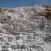 Buy canvas prints of Yellowstone white rocks by Vafa Adib