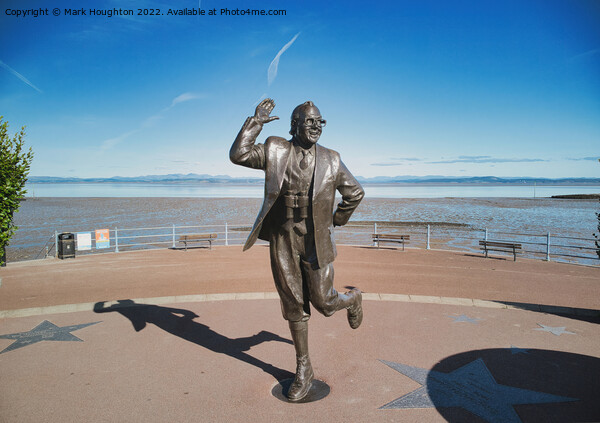 Eric Morecambe statue in Morecambe, his home town. Picture Board by Mark Houghton