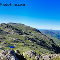 Buy canvas prints of Crinkle Crags in the English Lake District by Mark Houghton
