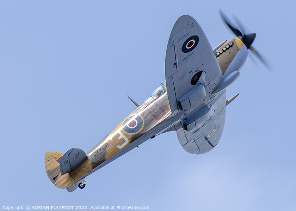 Spitfire Picture Board by ADRIAN PLAYFOOT