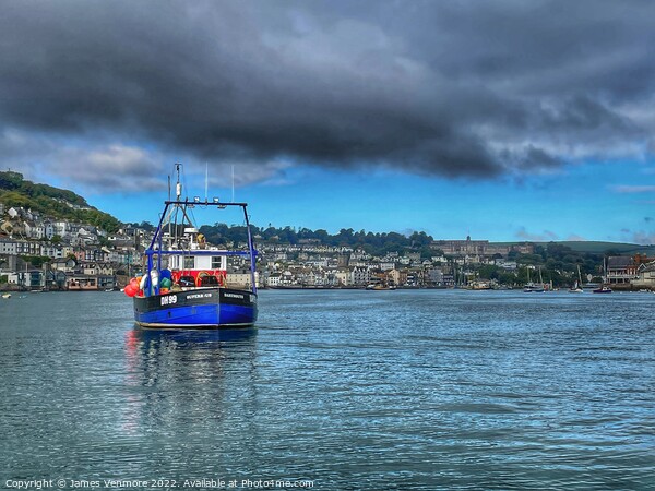 River Dart & Dartmouth Picture Board by  Ven Images