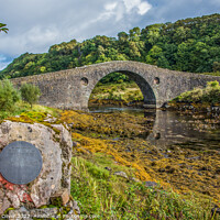 Buy canvas prints of Clachan Bridge, Seil, Scotland by Heather Oliver