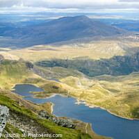 Buy canvas prints of On Top of the World in Snowdon by Adrian Burgess