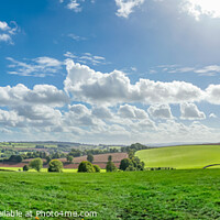 Buy canvas prints of Devon's Green and Pleasant Land by Adrian Burgess
