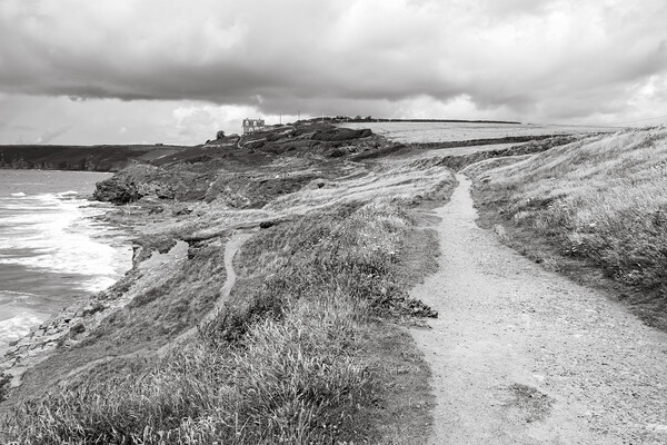 Track to Beacon Crag, Cornwall Picture Board by Adrian Burgess