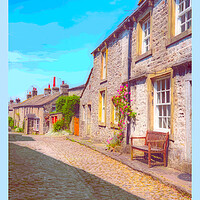Buy canvas prints of Grassington Travel Poster by Zenith Photography