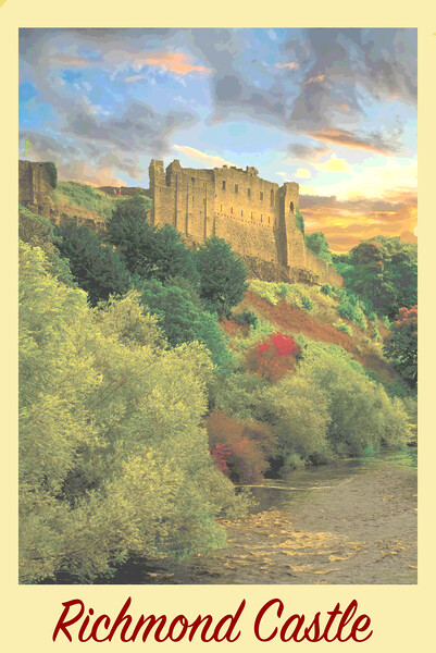 Richmond Castle  Picture Board by Zenith Photography